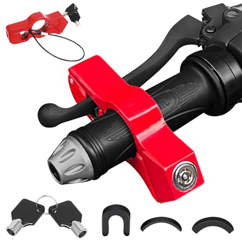 RAFIYU Motorrad Schloss Universal, Verstellbar Fuer Roller Moped