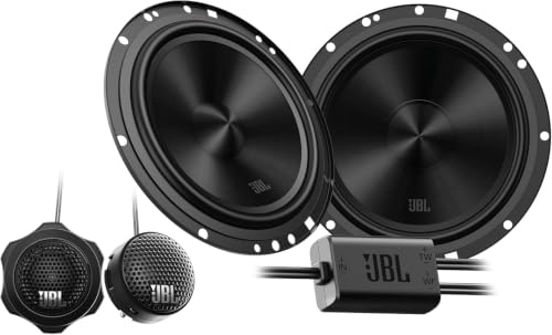 JBL Stage2 GEN2 65CF Komponenten Lautsprecher Auto 165mm (6,5 Zoll): von Harman Kardon Car HiFi mit 90W RMS und 720W Max Component Auto Boxen Set 2 Tieftöner + 2 Hochtöner