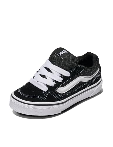Vans Unisex Kinder Caldrone Sneaker Caldrone Trainers, SUEDE/MESH BLACK/WHITE, 38.5 EU