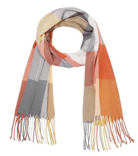 Chalier Fashion Winter Schal Damen Geschenke für Frauen Karierter Kaschmir Quadratischer Damenschal Mama Freundin Teenager Mädchen Weihnachtsmanns Geheimes Geschenk für Frauen