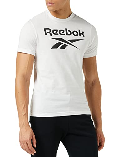 Reebok Herren Ri Big Logo Tee T-Shirts, weiß, M