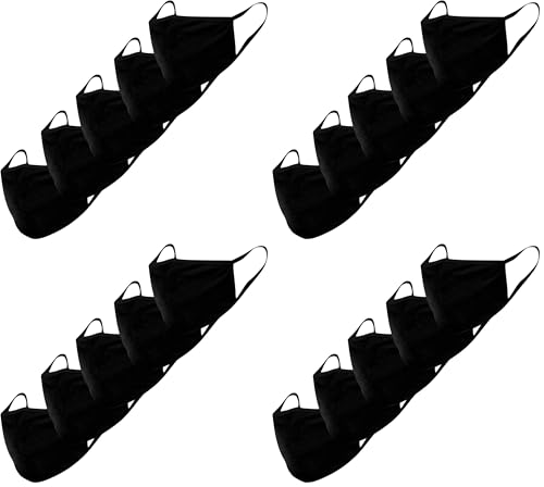 KUNSTIFY Stoffmasken - 5er Set - Baumwolle - Mund-Nasen-Schutz - Behelfsmasken - waschbar - unisex - nachhaltig, da wiederverwendbar