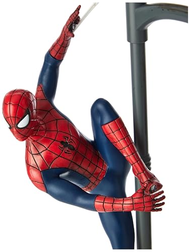 Spider-Man Tischlampe - Offiziell lizenziertes Disney-Tischlicht, Marvel-Strassenbeleuchtung Spider-Man-Spotlight, Geschenk für Multiverse-Fans