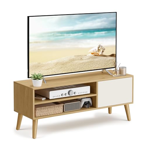 VASAGLE TV-Schrank, Lowboard, für Fernseher bis zu 55 Zoll, 120 cm lang