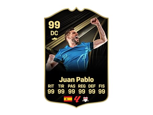 Oedim Personalisierte Fußballkarte Design Team der Woche 2024, 21 x 33 cm, hergestellt aus 4 mm Plexiglas, Spiegeleffekt, lustig und originell