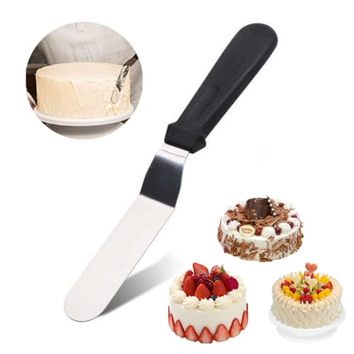 COYUN 1pcs 6 Zoll Tortenspachtel, Winkelpalette klein Backzubehör für Torten für Haushalt, Bäckerei oder Küche für Verteilen von Sahne, Backen von Kuchen und Kuchen Dekorieren