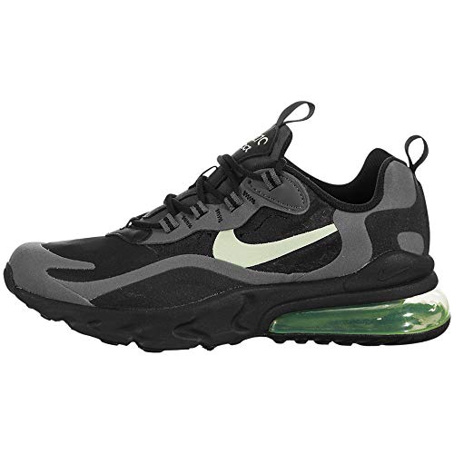 Nike Air Max 270 React (Gs) - Black/Barely Volt-Black-Dark Grey, Größe:5.5Y