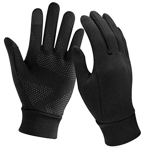 Unigear Handschuhe Winter Herren Damen Touchscreen, Thermo Winterhandschuhe Sporthandschuhe Fahrradhandschuhe Laufhandschuhe Handschuhfutter Warm Winddicht für Laufen Radfahren Ski Wandern Outdoor