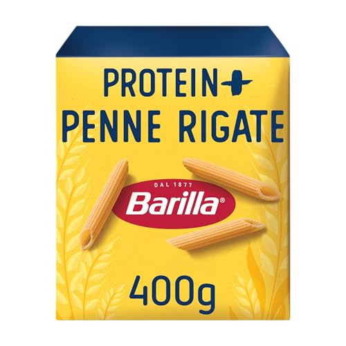 Barilla Pasta Protein+ Penne Rigate 400g I der Pasta-Geschmack, den Sie lieben, mit der Energie, die Sie wollen!