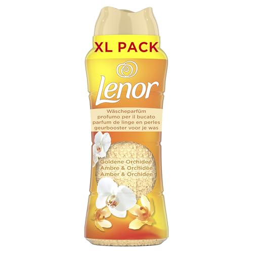 Lenor Wäscheparfüm Goldene Orchidee 495g, Non-Stop Frische Für Bis Zu 12 Wochen Im Schrank