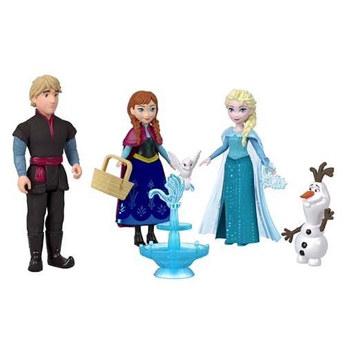 Mattel Disney Frozen Anna, ELSA, Kristoff und Olaf 4 kleine Puppen