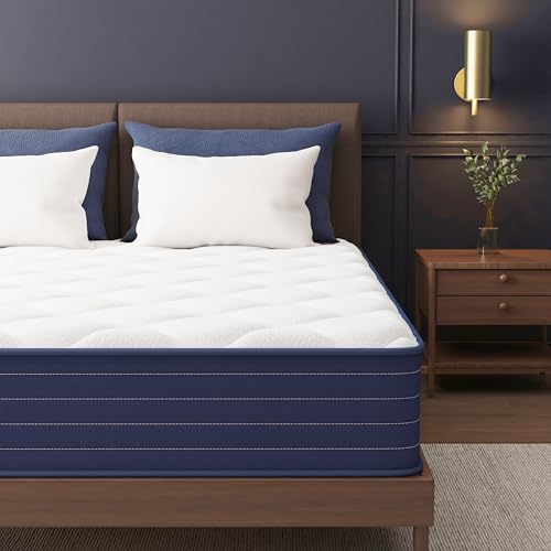 MOLPHIT Matratze 140x200, Höhe 25cm mit Oeko-TEX Zertifiziert, Härtegrad H3 und H4, 7 Zonen Taschenfederkernmatratze mit Komfortschaum, Gewebe mit weicher, Langlebig & Hautfreundlich, 140x200x25cm