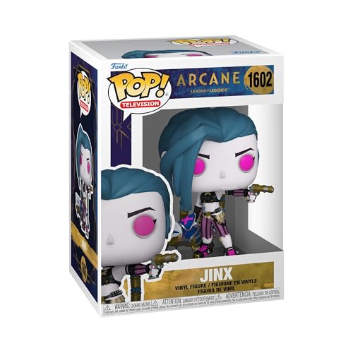 Funko Pop! TV: Arcane LOL - Jinx - Arcane: League of Legends - Vinyl-Sammelfigur - Geschenkidee - Offizielle Handelswaren - Spielzeug Für Kinder und Erwachsene - TV Fans - Modellfigur Für Sammler
