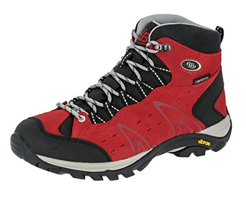Brütting Mount Bona High Unisex Erwachsene Trekking- & Wanderstiefel 221080, Rot,40 EU