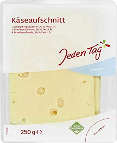 Jeden Tag Käse-Aufschnitt Leicht, 250 g