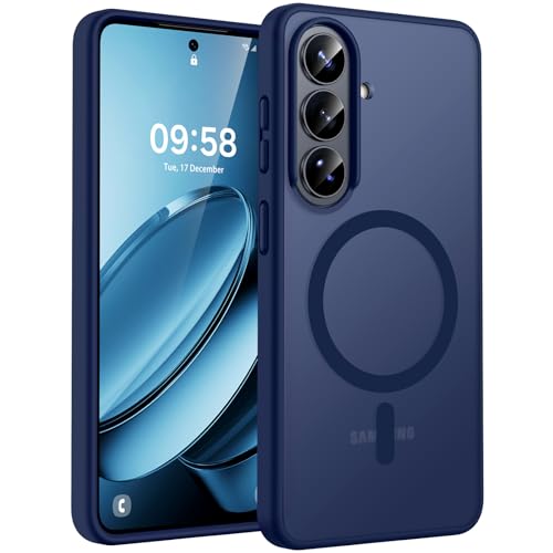 TOCOL Hülle für Samsung Galaxy S26, Kompatibel mit MagSafe, Blau