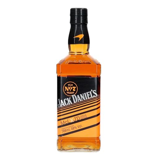 Jack Daniel's Old No.7 Tennessee Whiskey - McLaren Limited Edition 2024 - Inklusive Geschenkverpackung - zwei ikonische Marken, eine unverwechselbare Flasche -0.7L/40% Vol.