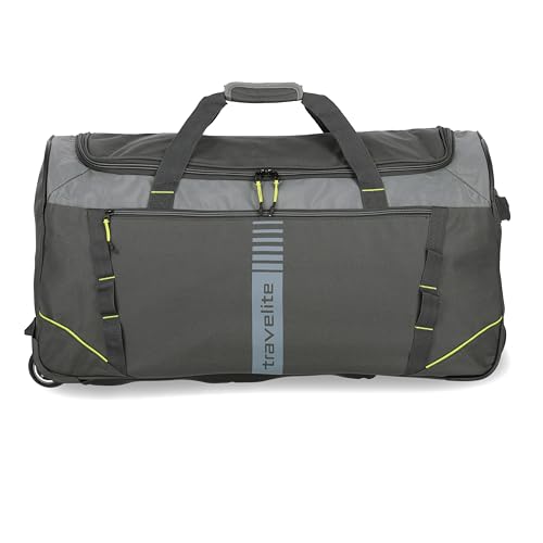 travelite Trolley Reisetasche mit Rollen, Sporttasche Basics Active, große Rolltasche im frischen Design, 71 cm, 86 Liter