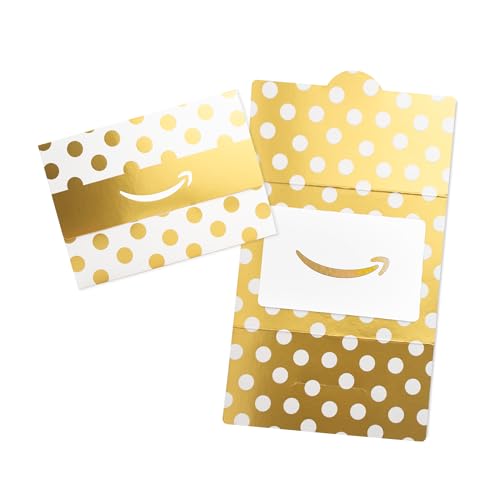Amazon.de Physical Gift Card in a Mini Envelope - Gleaming Gold Dots