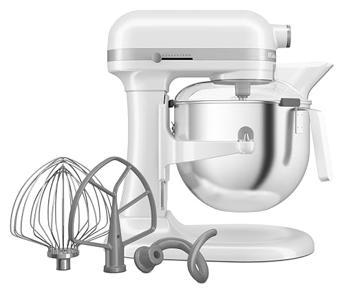 KitchenAid HEAVY DUTY KÜCHENMASCHINE MIT SCHÜSSELHEBER 6,6 L - WEISS 5KSM70JPXEWH
