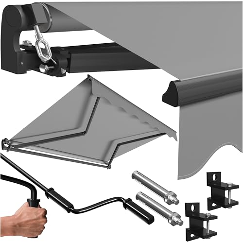 KESSER Gelenkarmmarkise 300 × 250 cm, Grau, vormon.