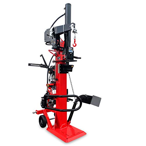 CROSSFER Holzspalter LS22T-PTO+E400V inkl. Hydraulische Seilwinde 490Kg Zugleistung / 22 Tonnen Spaltkraft / 110cm Spaltlänge/Zapfwellenantrieb Dreipunkt + Elektromotor 5,1kW 400V / 2 Hand Bedienung