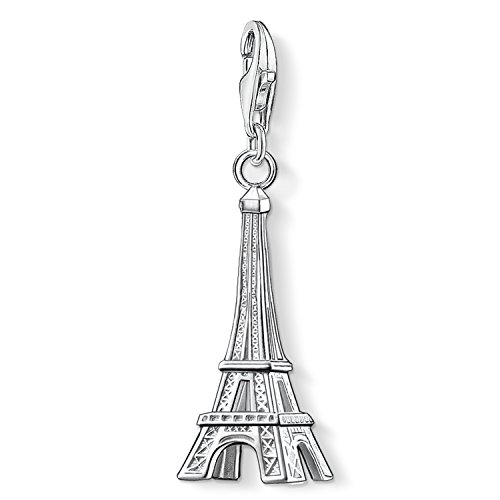 Thomas Sabo Damen Charm-Anhänger Eiffelturm Paris Charm Club 925 Sterling Silber 0029-001-12