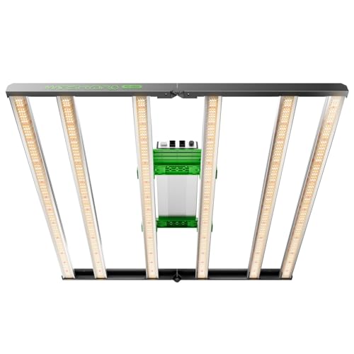 MARS HYDRO Neue FC4800 Led Grow Lampe, Samsung LM301H EVO 480Watt Vollspektrum Led Grow Light Faltbar für Indoor-Pflanzen Daisy Chain Dimmbar für 120x120CM Growzelt