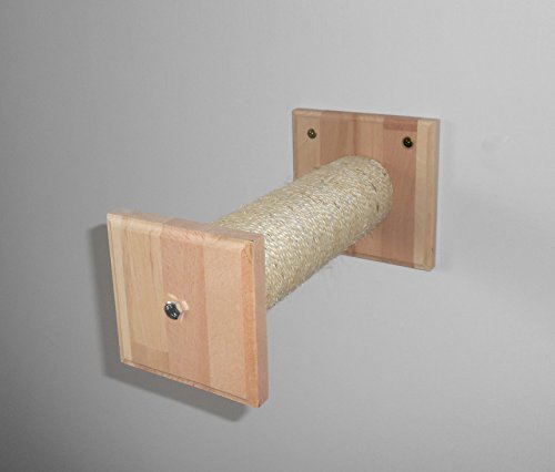 Jennys Tiershop Katzen Wandpark, handgefertigte Tiermöbel/Luxusmöbel, Katzenmöbel in vielen Ausführungen, Kratzbaum/Katzenbaum für die Wand. Hier: Klettersäule (2b)