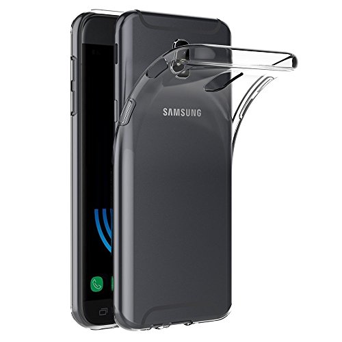 REY Transparent Silikonhülle TPU für Samsung Galaxy J5 2017, Handyhülle Premium Kratzfest TPU Durchsichtige Schutzhülle, Ultradünne 0,33 mm