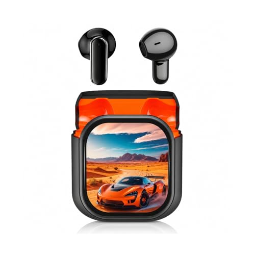 Azarton HTC Übersetzer Kopfhörer unterstützt 156 Sprachen, Echtzeit KI Übersetzungskopfhörer mit Farb-Touchscreen Ladeetui, Bluetooth Headset für Reisen Business und Sprachlernen, Schwarz