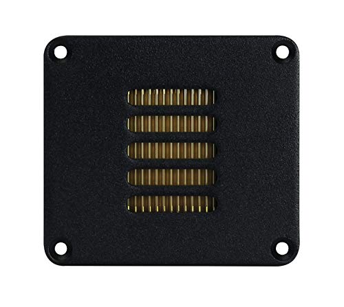 Dynavox AMT-2 Air Motion Transformer, High-End Hochtöner mit geringen Einbaumaßen, Schwarze Aluminium-Frontblende
