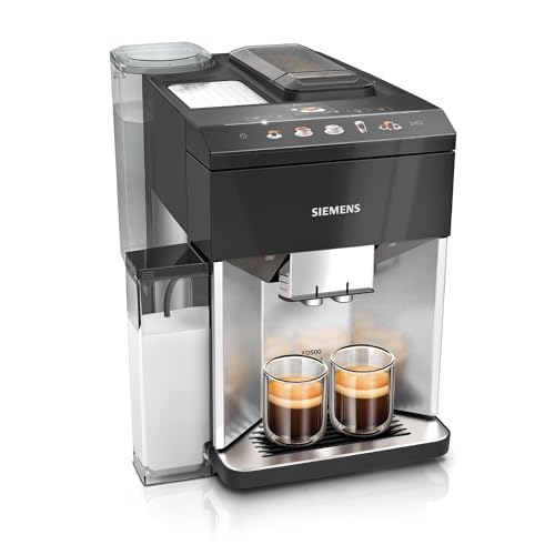 Siemens Kaffeevollautomat EQ500 integral, TQ517D03, Edelstahl/Schwarz