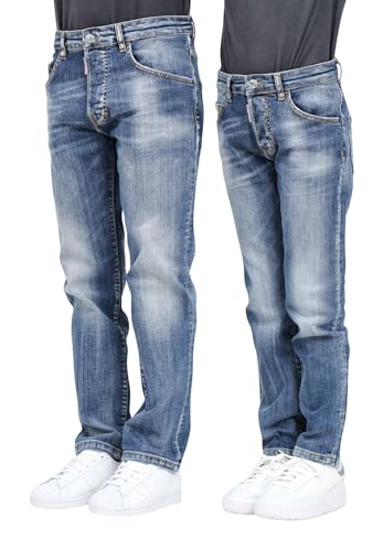 DSQUARED2 Stanislav gerade Jeans mit fünf Taschen aus blauem Denim für Damen und Mädchen, blau, XS