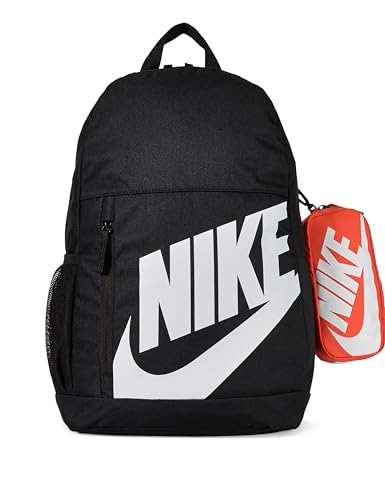 Nike Rucksack (20 L, Ältere Kinder), Black/Orange/White, HJ4186-010, MISC