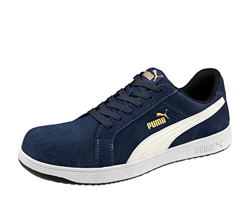 PUMA Safety Iconic Suede Navy Low Sicherheitsschuh blau Gr. 43