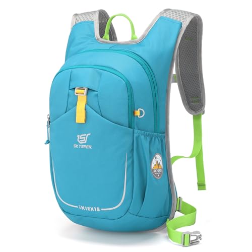 SKYSPER Wanderrucksack Kinder 15L, Rucksack Kinder für 7-14 Jährige Jungen & Mädchen in Geeignet zum Wandern, für Outdoor-Aktivitäten oder zum Campen