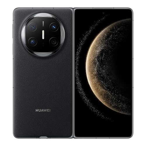HUAWEI Mate X6, 12+512G,klappbare Form, Ultraschlank und robust, Ultra Chroma Kamera,Kunlun Glass der 2 Generation, X-True Display, Live-Multitask, Lange Akkulaufzeit, Schwarz