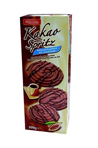 Stieffenhofer Kakao, Spritz Spritzgebäck Kakao mit Schokolade, 300 g