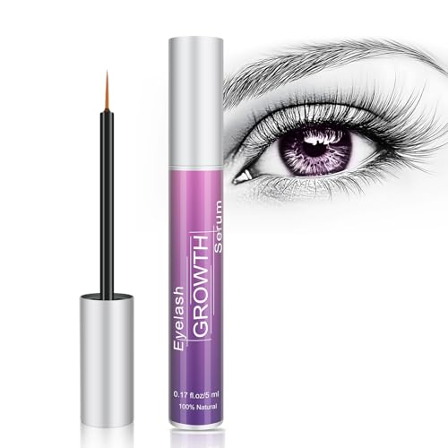 Wimpernserum Ohne Hormone,Wimpernwachstumsserum,Lash Serum,Augenbrauen-Enhancer-Serum und Wimpernserum für längere,dichtere volleres,Wimpern–Pflegende und feuchtigkeitsspendende Formel vegan