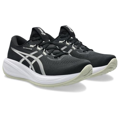 ASICS Damen Gel-Cumulus 28 Sneaker, Black White, 40.5 EU