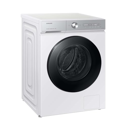 Samsung WW11DB8B95GHU2 Bespoke Waschmaschine, 11 kg, 1.400 U/min, Extra energiesparend, EEK: A (-40%), AI Ecobubble, QuickDrive, AI Wash, SuperSpeed 39 Min, Weiß