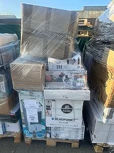 2026 Retourenpakete auf Paletten, 4-40 STK. Elektronik Geschenkset Kaufen Outlet Shop Schwarz