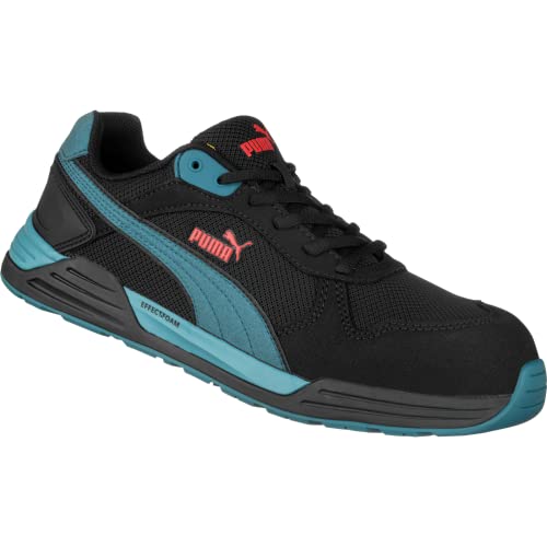 PUMA Safety Frontside SCHWARZ BLAU Low Sicherheitsschuh Gr. 44