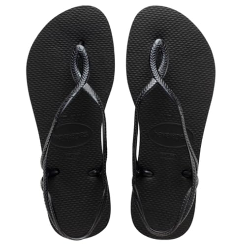 Havaianas – Luna, bequeme, stilvolle und funktionale Sandalen, sicherer Halt am Knöchel, geflochtene Riemen und rutschfeste Sohle, Damen