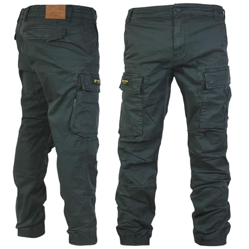 Yakuza Premium Herren Cargohose 3951 dunkelgrau
