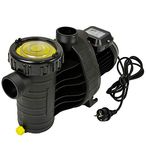 Aqua Plus 8 Filterpumpe Selbstansaugend mit 8 m³/h Leistung - Korrosionsbeständig - Für Pools bis 40 m³ - Mit Vorfilter - Steckerfertig Made in Germany