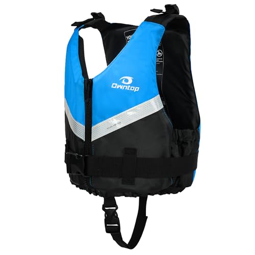 Owntop Schwimmhilfe für Jugendliche und Kinder, Leichte Schwimmjacke Unisex, Verstellbare Auftriebsweste Jacke mit bequemem Schrittgurt für Kajakfahren, Angeln, Schwimmtraining alle Wassersportarten.