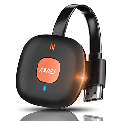 4K Miracast Wireless HDMI Dongle für TV/Beamer/Monitor, Wireless Display Adapter WLAN Dongle mit Screen Mirror, Video-Unterstützung für Miracast/DLNA/Air Play mit i-Phone/i-Pad/Tablet/Laptop