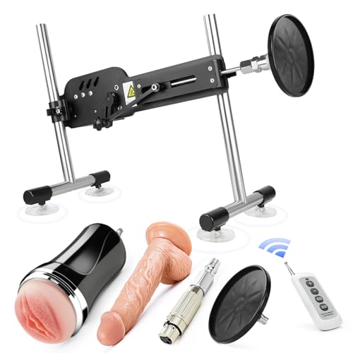 Sexmaschine Fickmaschine für Mann Fickle Maschine für Frauen Extrem mit Anal Dildo und Gummimuschi Automatische Dildo Stoß Maschinen & Geräte Sexspielzeug für Paare Extrem Premium Sex Toy (XL)